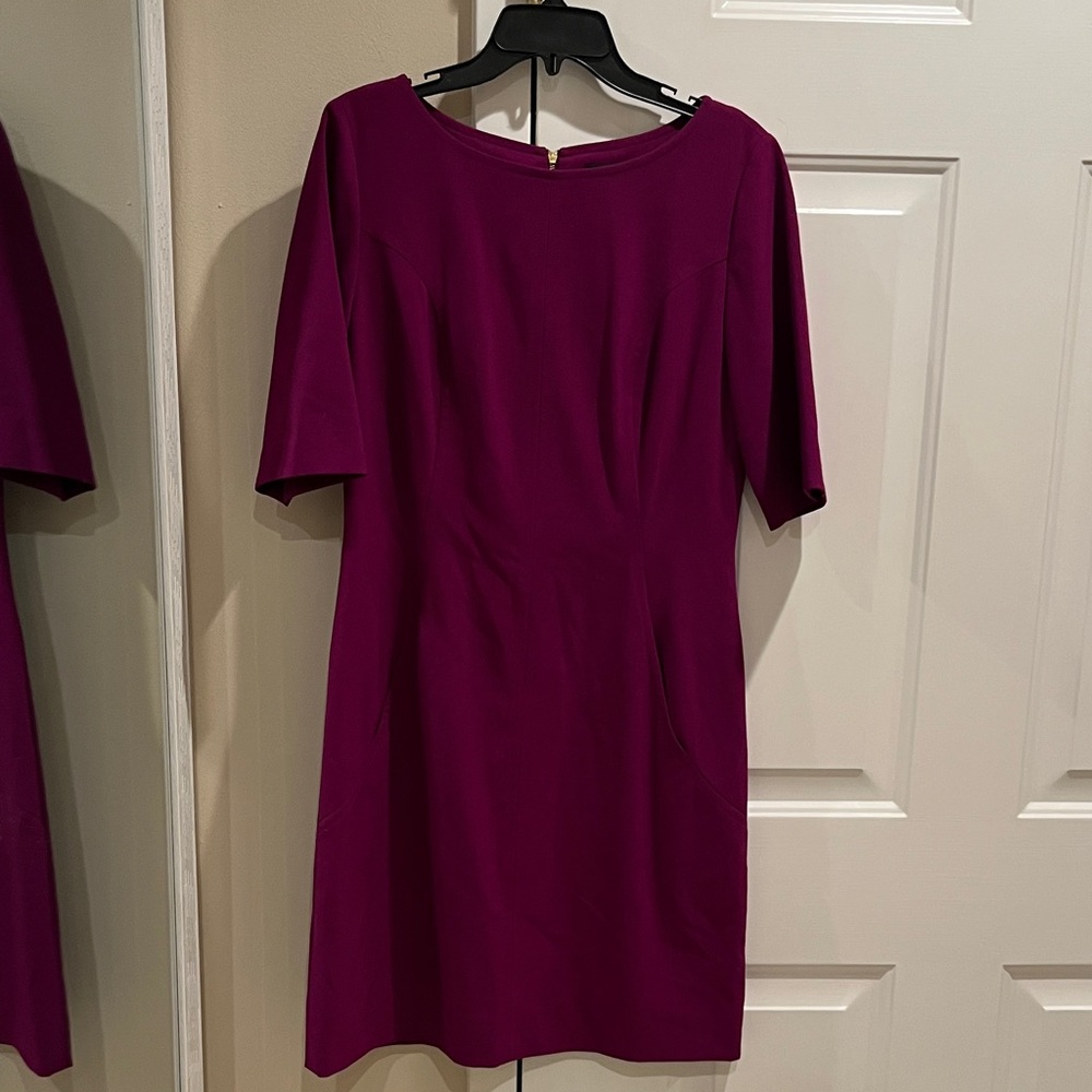 Tahari Magenta Dress